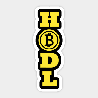 HODL - Bitcoin design Sticker